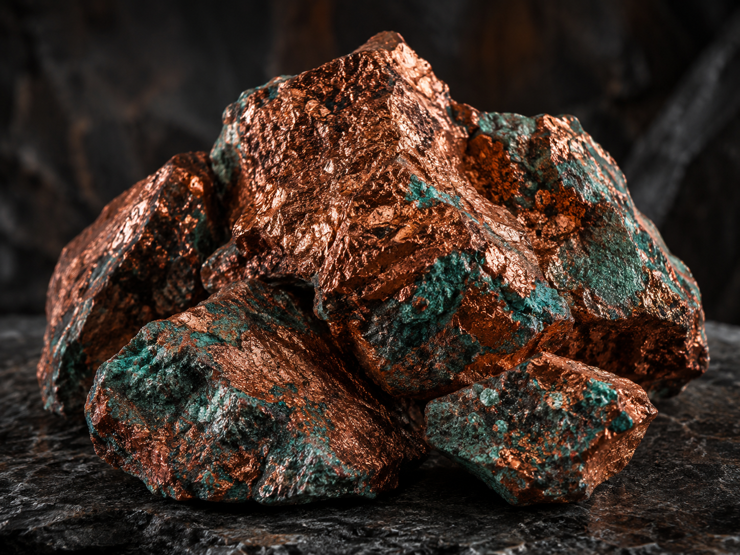 Copper Ore mineral sample